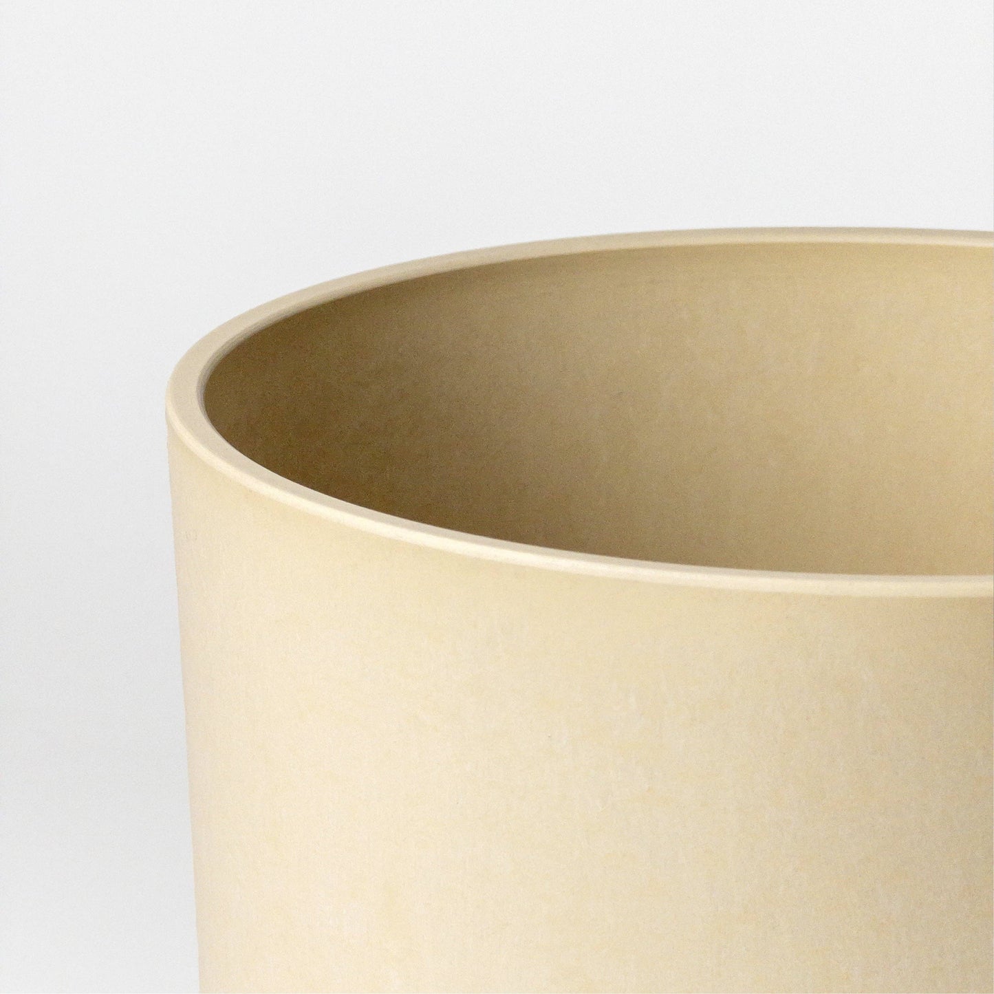 9” Signature Stone Planter & Saucer | Earth Tones: Black