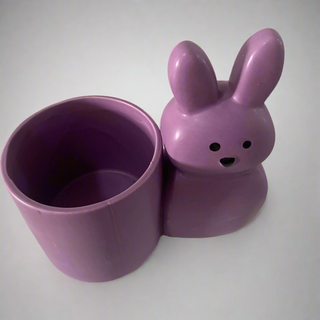 Purple Bunny Plant Pot