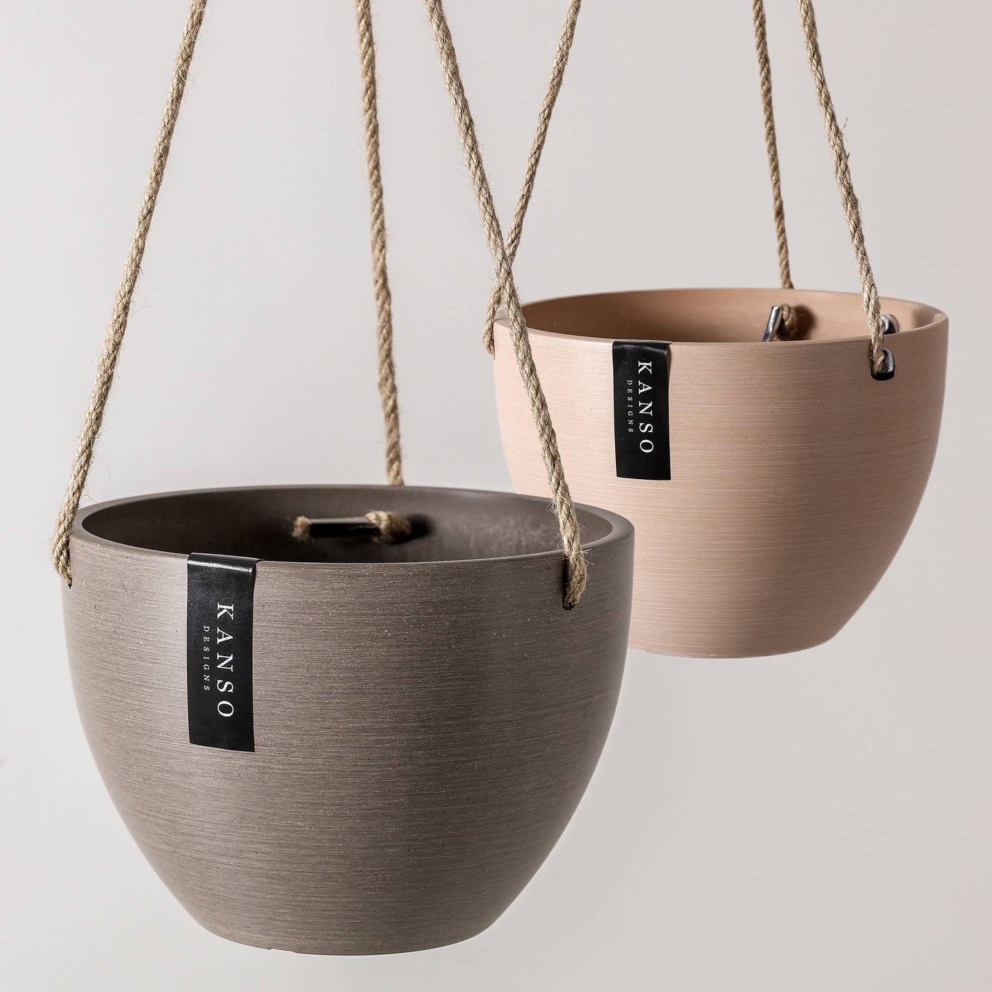 8" or 12" Signature Stone Hanging Planter Pot: 8" Planter