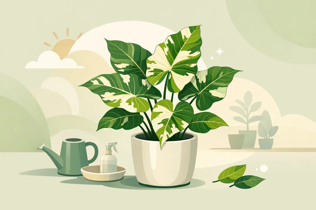 Variegated Alocasia Care Guide for Brighter Leaves