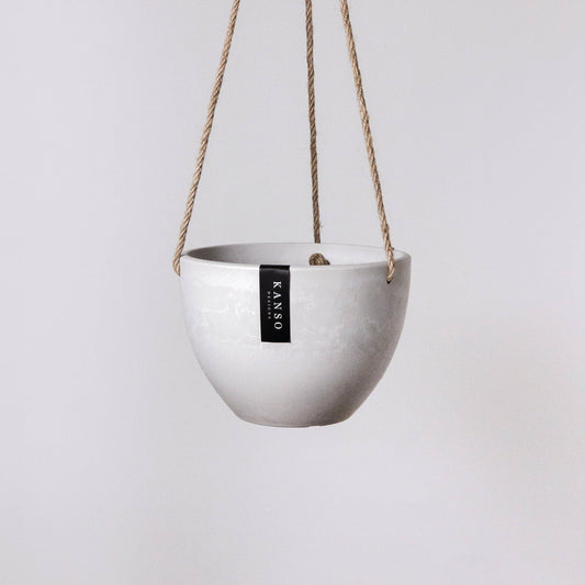 8" or 12" Signature Stone Hanging Planter Pot: 8" Planter